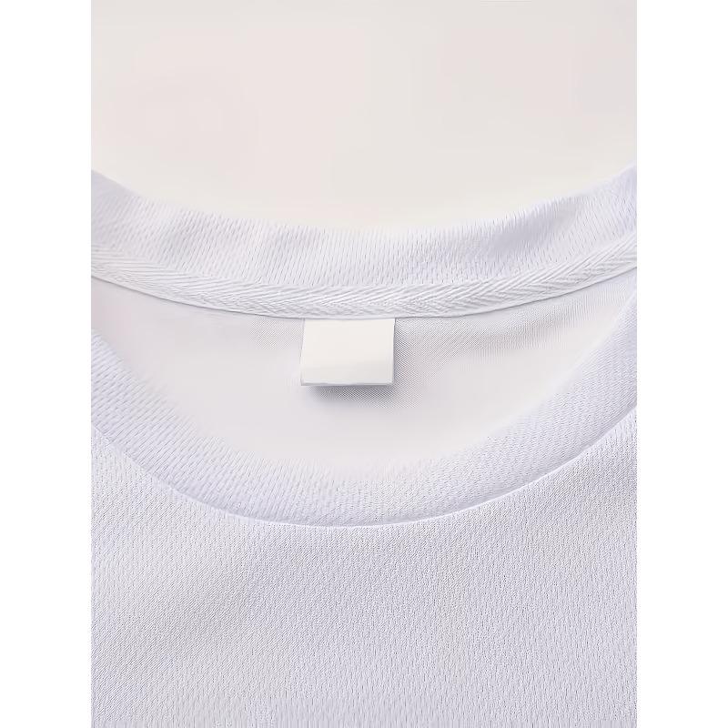 Christian Style  Cross Men's Short-Sleeve T-Shirt, Faith-Themed Loose Fit Top, Soft Breathable Summer Tee