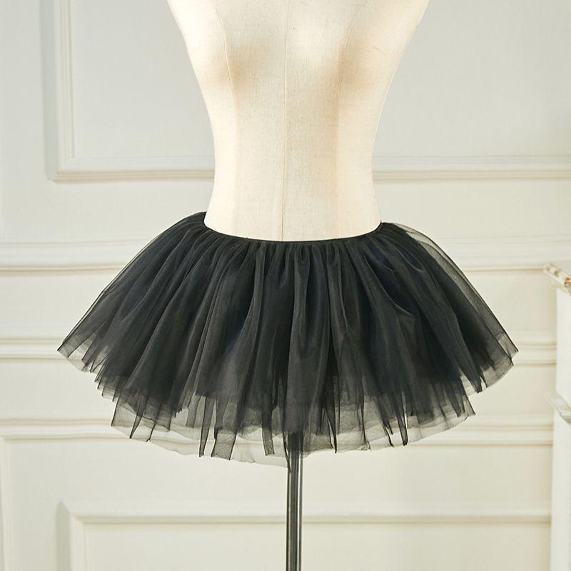 Women's Fluffy Lolita Petticoat: Short Cosplay Dog Skirt, Versatile Underskirt, Wearable Outside