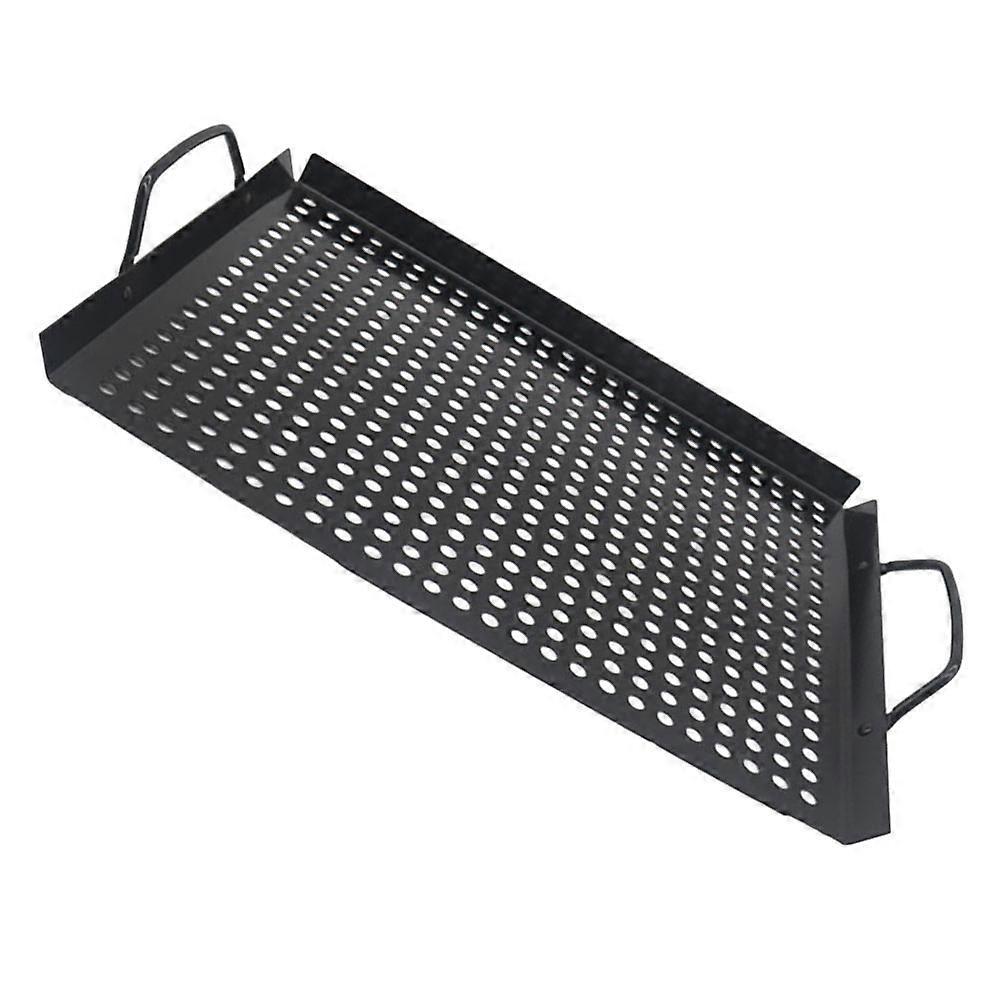Nonstick Grill Pan for Outdoor BBQ Camping and Household Use – High Temp Resistant Cookware for Fish, Steaks, and Vegetables