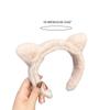 Wide Brim Cat Ear Hair Hoop Woman Casual Skincare Makeup Headband for Home Travel Carnivals Cosplay Hair Accessories