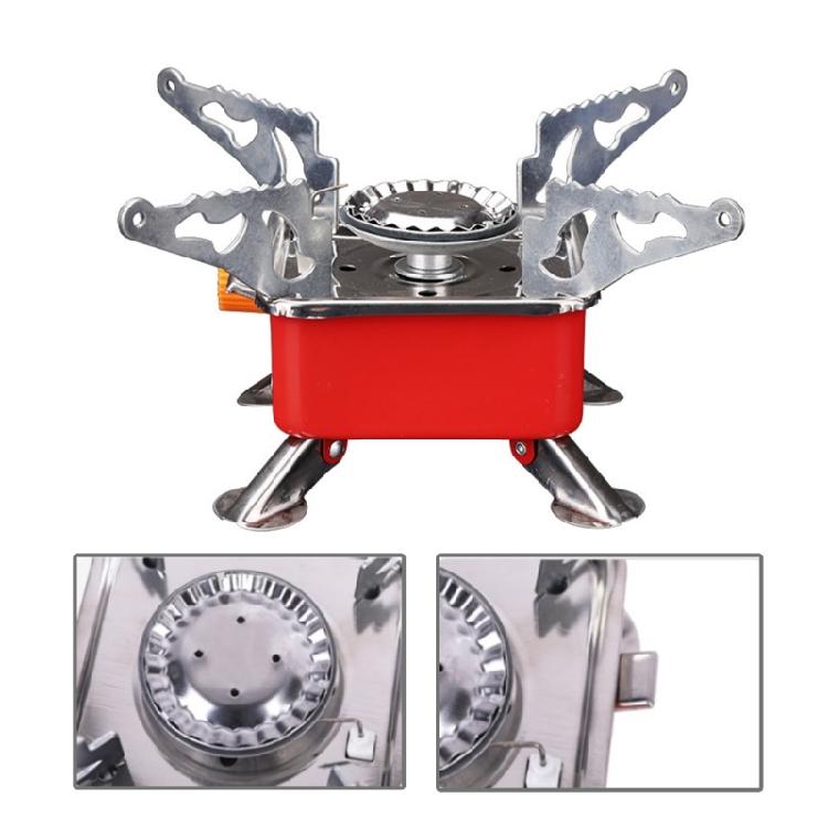 Camping Cooker Folding Stove Burning Stove Gas Stove Small Camp Stove Square Picnics Stove Gas Cooker Picnics Cooker