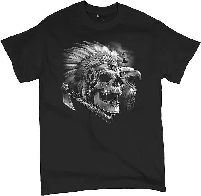 Skull Eagle Men s T-Shirt Patriotic Freedom USA America Pride Size S-4XL XXXXL