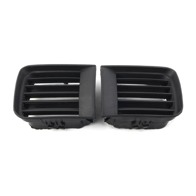 Black Left Right Front Hood Fog Light Lower Grill Grille Cover For 1999-2004 622572W100, 622562W100