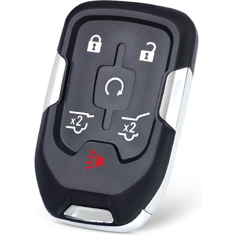 

Keyecu Remote Smart Key Housing Shell 6 Button for 2014 2015 2016 2017 Chevy Suburban Tahoe HYQ1AA,Empty Shells Only