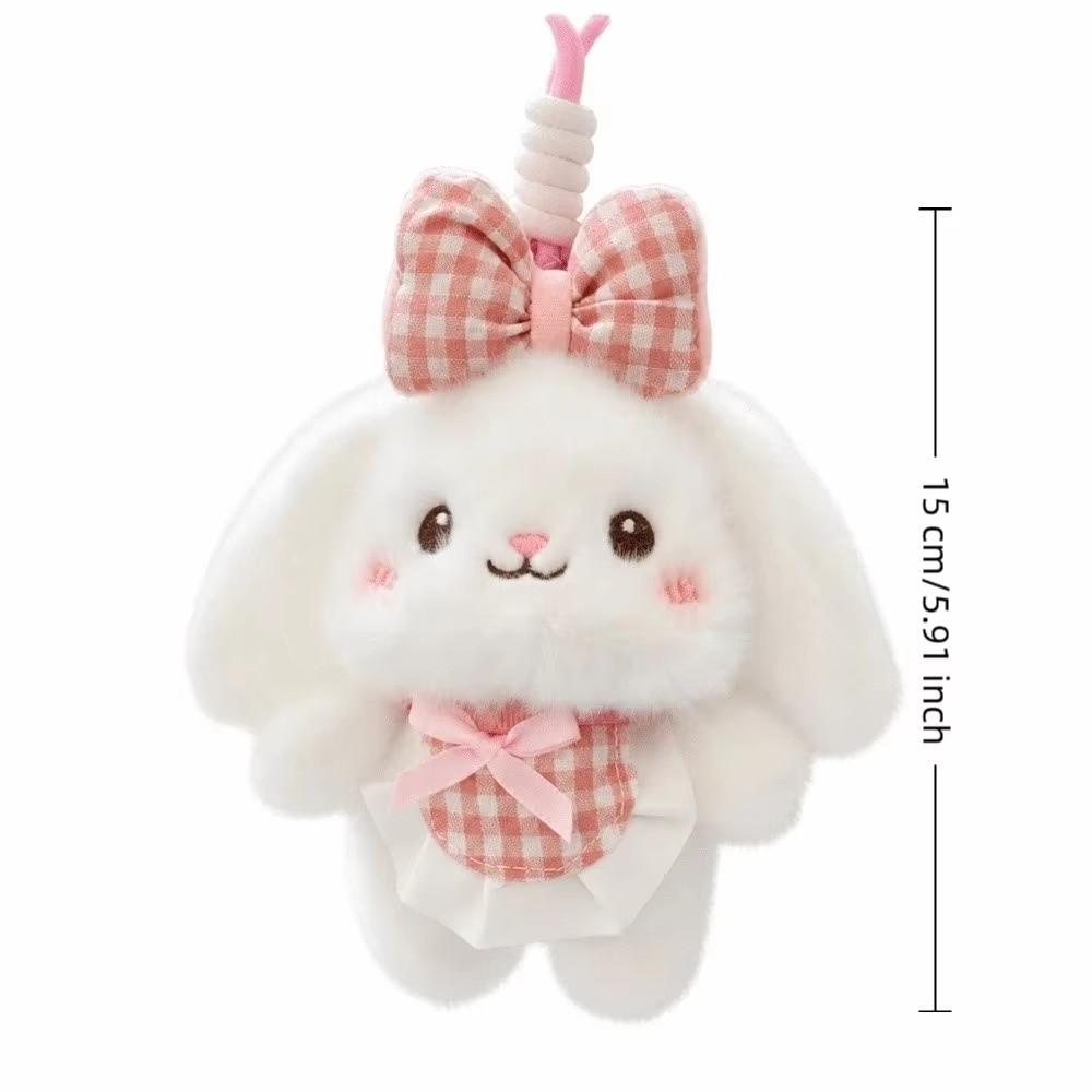 Soft Plush Rabbit Keychain Stuffed Plush Rabbit Keyring Bag Pendant Plush Bunny Keychain Gift