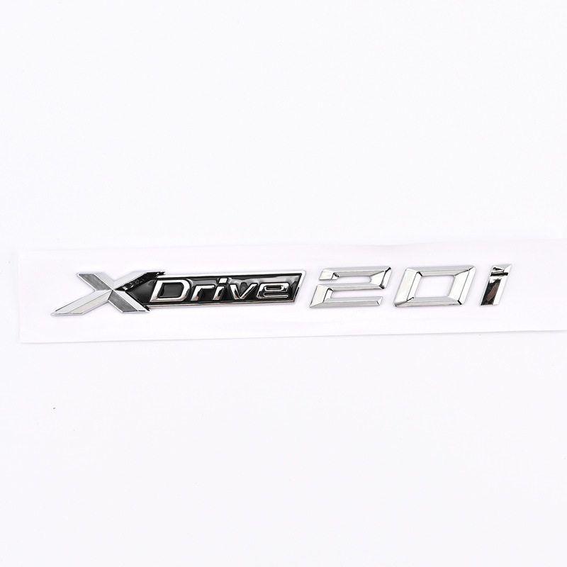 Zadní nápis kufru auta Originální náhradní štítek Pro BMW Xdrive 20i 25i 30i & GT - 18i 23i 28i 35i 40i 45i X1/X2/X3/X4/X5/X6/X7