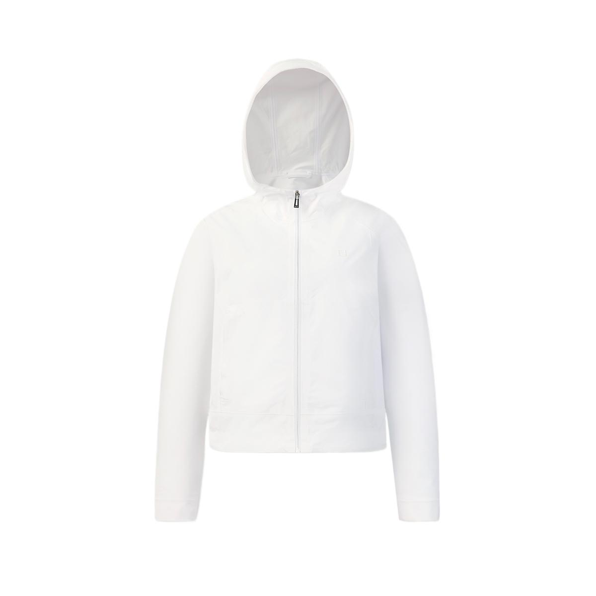 Fila однотонная тканая куртка с капюшоном и длинным рукавом женская куртки A11W621714F-WT M