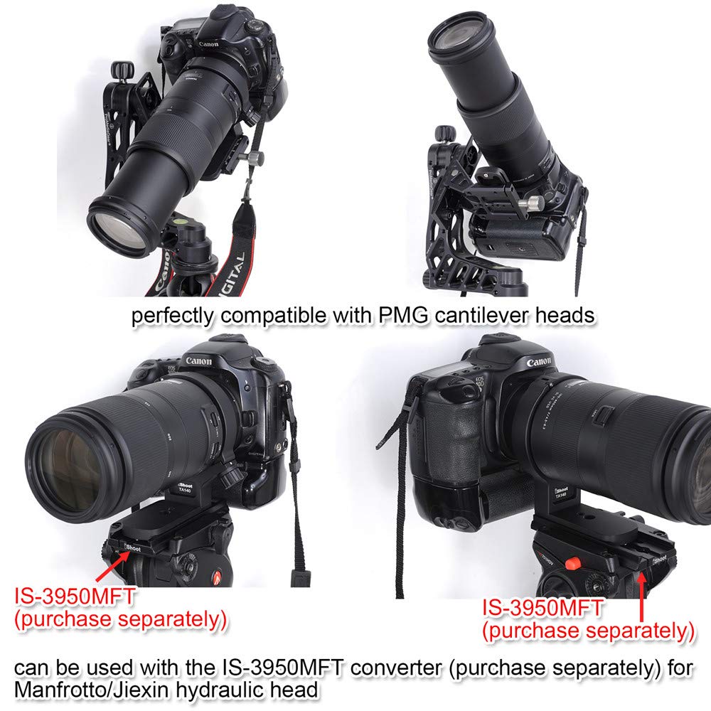 iShoot CNC Aviation Aluminum Lens Support Tripod Mount Specially Designed for Tamron Di VC USD with Quick Release Compatible with and BENRO Ball Heads