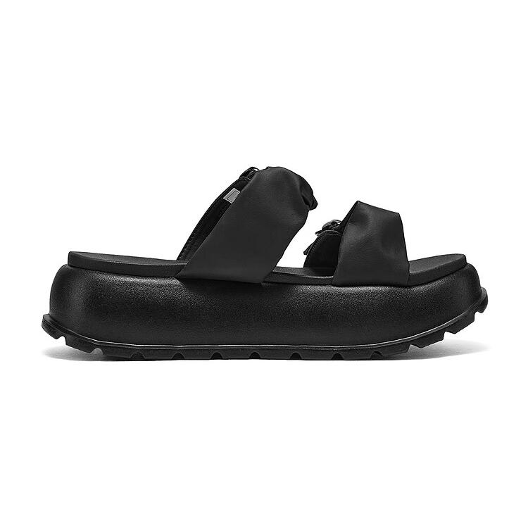 Skechers Sandales à enfiler Galaxy Core Confortables en EVA pour Femmes Sandales Noir 120040-BBK