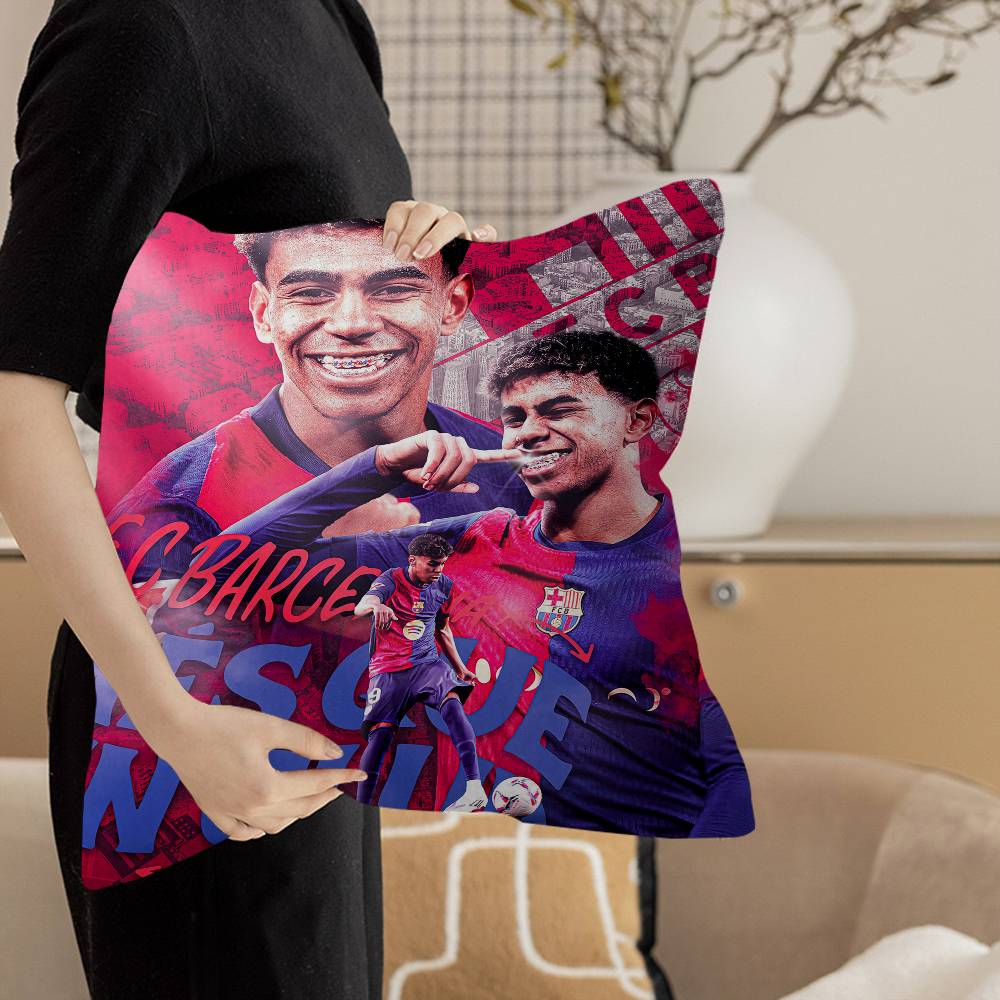 Popular Football Stars L-Lamine Y-Yamal Pillow Cover Design Cushion Cover Decor Holiday Decorati