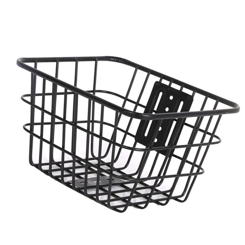 Cycling Front Basket Universal Rustproof Strong Load Bearing Iron Wire Cycling Basket for Kids Cycle