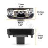 LED Rear License Plate Light Compatible with Mercedes Benz W220 S Class 1999 2005 High Quality Car Accessories tallation Kit