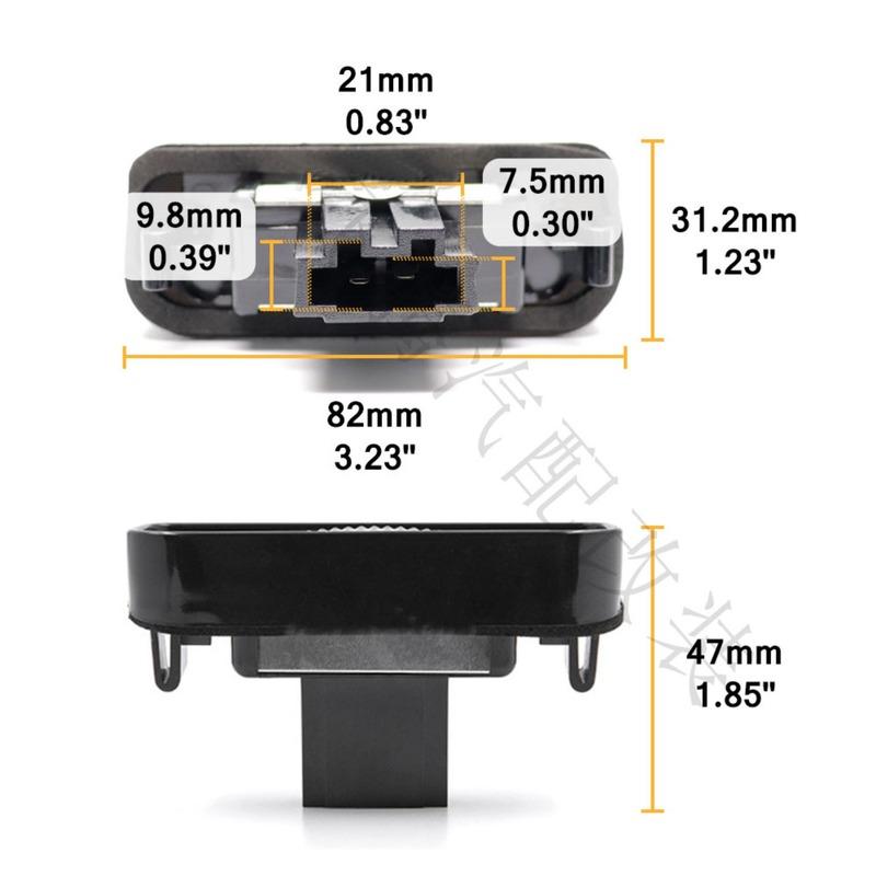 LED Rear License Plate Light Compatible with Mercedes Benz W220 S Class 1999 2005 High Quality Car Accessories tallation Kit