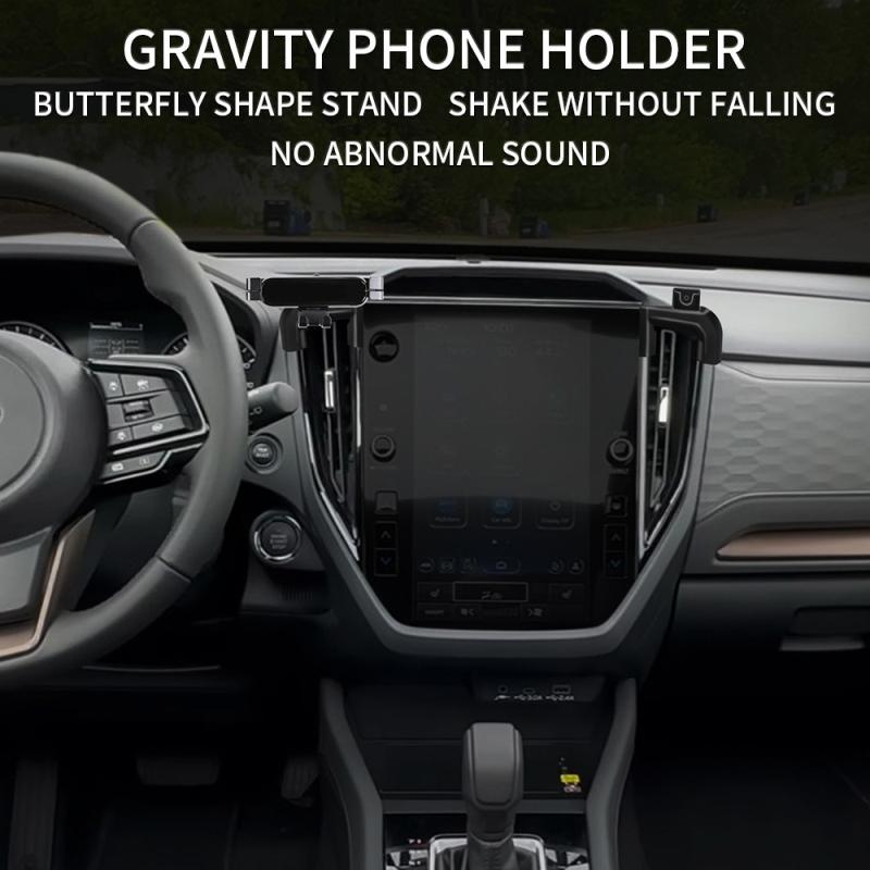 LHD RHD For Subaru Forester 2025 2026 ABS plastic Mobile phone holder telephone central control holder Interior Accessories