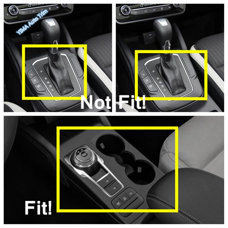 Car Head Lights Switch Button / A Pillar / Steering Wheel Cover Trim Carbon Fiber ABS Accessories For Ford Focus MK4 -