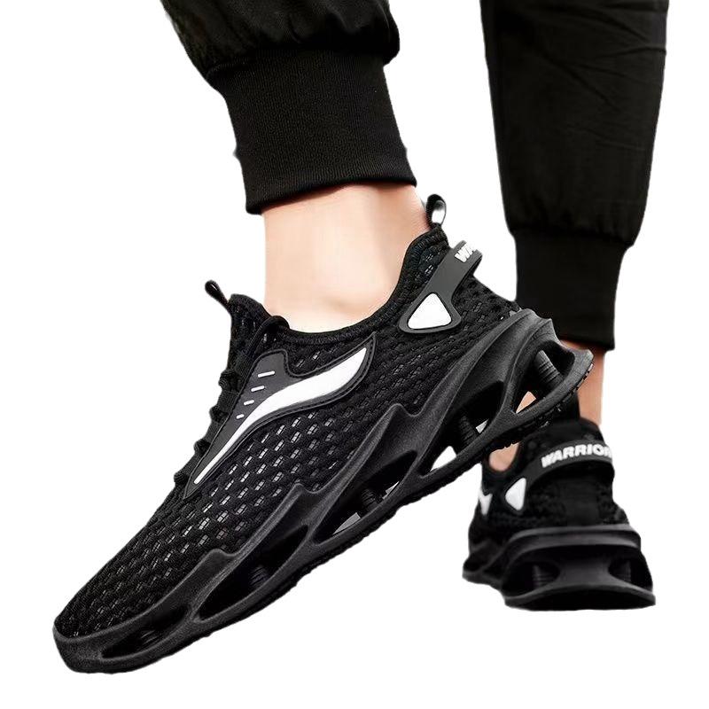Men's Shoes, Sports Shoes, Men's Summer New Thick-soled Comfortable Mesh Breathable Men's Shoes, Low-top Thin Running