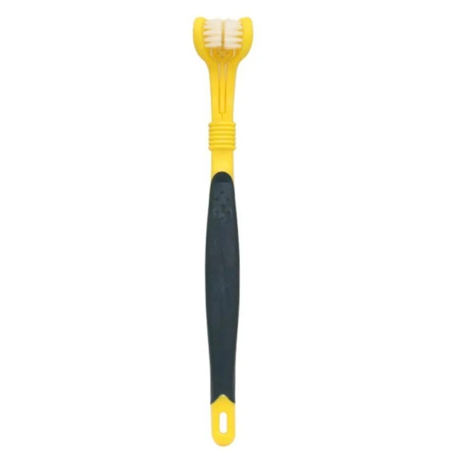 

3-Sided Pet Toothbrush Dog Plastic Toothbrush Removing Tartar Cleaning Mouth Pet Care Cat Cleaning Mouth