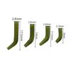 30Pcs Carp Fishing Hook Kickers D Rig Kicker Aligners Hooks Anti-Tangle Sleeves Connect With Fishing Hook Rigs Accessories