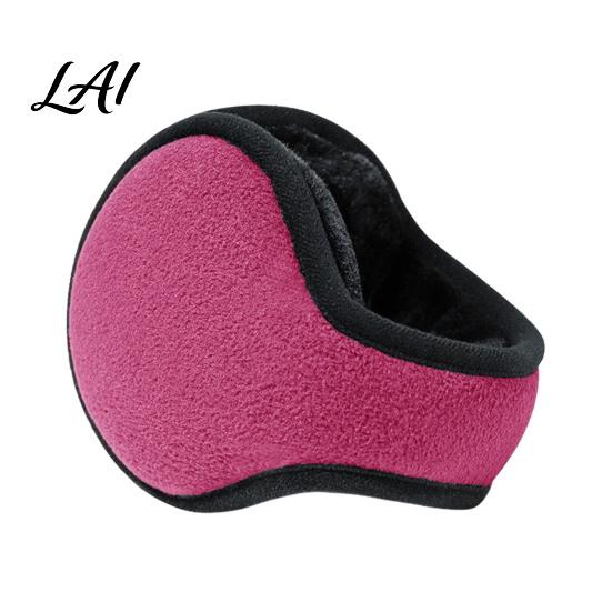 Breathable Thermal Ear Gear Foldable Winter Muffs for Men Women Fleece Warm Warmers Adjustable Windproof Covers Portable Outdoor Cold Weather