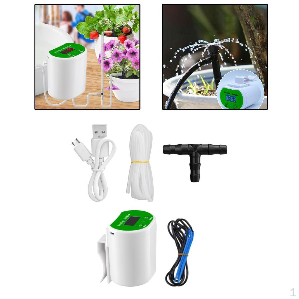 

Irrigation Potted Drip Kit for Small Greenhouses Balconies Garden Homes Office Style B