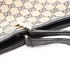 Used GUCCI GG Canvas Tote Bag 0021098 Canvas Leather Beige Black Used Women