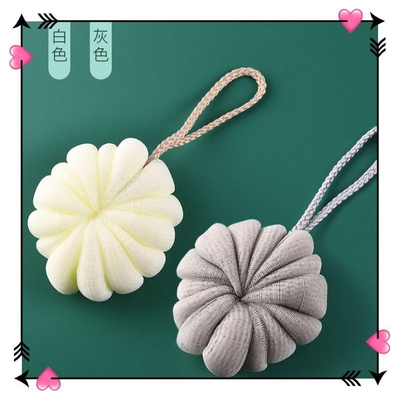 

Adult Bath Wonder: Pumpkin Ball Bath, Soap Bath Towel, Strong Back Mud Bath, Thickened Exfoliation, Back Rub. One Size белый