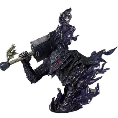 Schwert Wind Legende Berserker Rüstung Gebrandmarkter Krieger Berserk Guts Statue Ungefähr 120 mm Hoch Brustmodell Hergestellt PVC Bemalt Fertige Figur