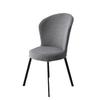 Jacquard Dining Chair Cover Arc Shape Chair Slipcover Stretch Seat Cover Chair Covers for Hotel Banquet Kitchen Bedroom Wedding