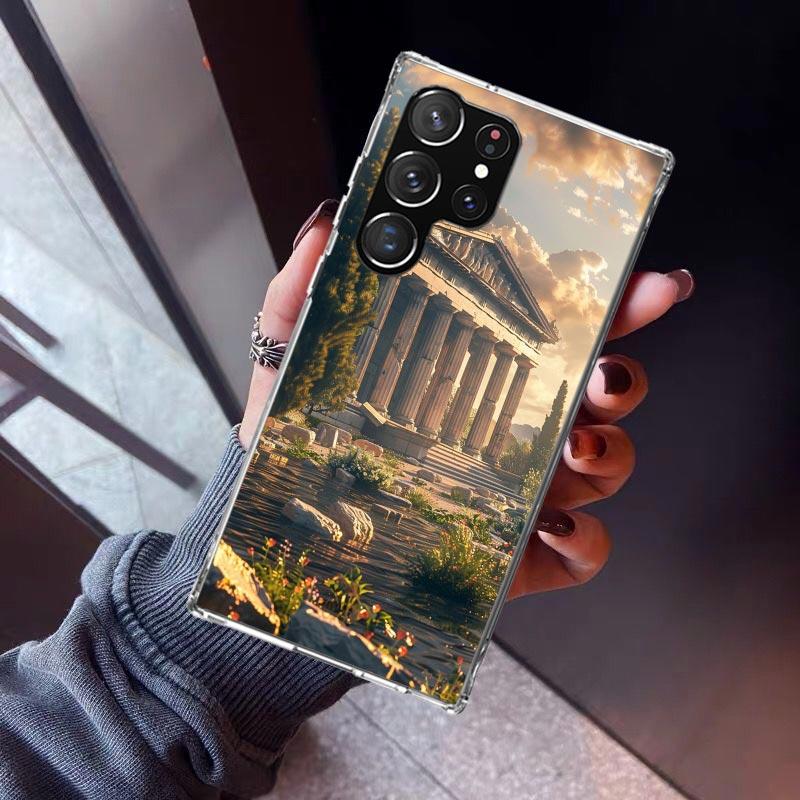 Roman Colosseum Phone Case For Samsung Galaxy S23 S24 S25 Edge S26 Ultra S22 + S21 Plus S20 FE Cover Silicone Print Shell Galaxy