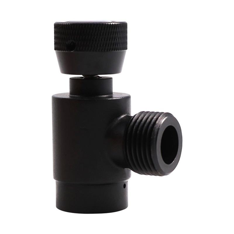 Adattatore Cilindro CO2 A20F-Nero Regolatore Fusto Birra Fai-da-te TR21.4 A W21.8, Accessori Serbatoio CO2 Per Produttore Soda Mach