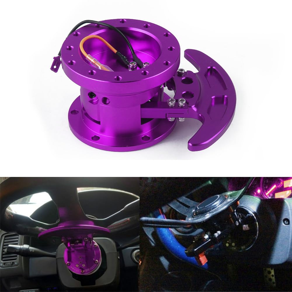 MUTEKI Steering Wheel Hub Quick Release Steering Boss Flip Up Racing Steering Wheel Hub