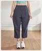 Plus Size Women's Slimming Quick-Dry Harem Pants - Lightweight, Loose, and Cropped for Summer Comfort