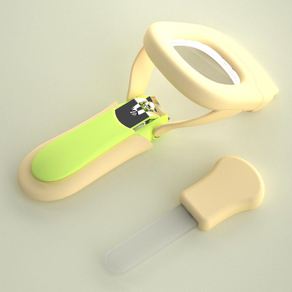 

Children s Nail Clippers Stainless Steel Nail Clippers Splash Proof Nail Clippers with Magnifying Glass LED Lights