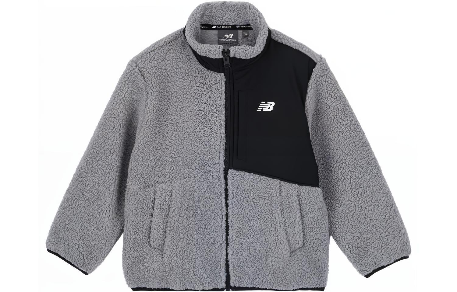 New Balance Kids Jackets Stand Collar Thickened 4DD3S073-GR 160