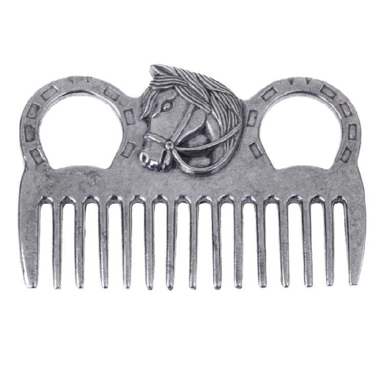 

Mane Combs Pet Grooming Comb Metal Rounded Teeth Compact Size 3.9 Inch Length 1