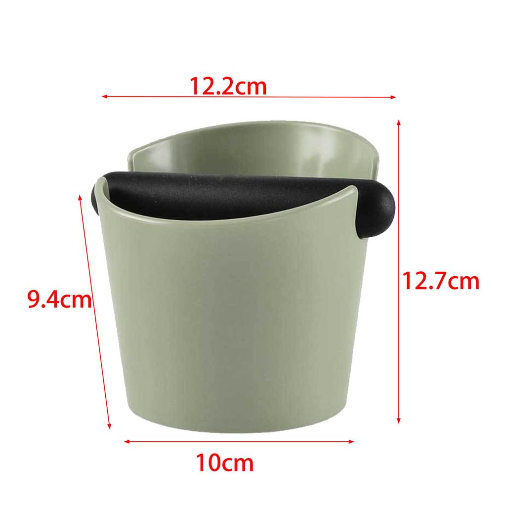 Coffee Knock Box Black Anti Slip Coffee Grind Dump Bin With Detachable Knock Bar Residue Box Coffee Tools Cafe Accessories