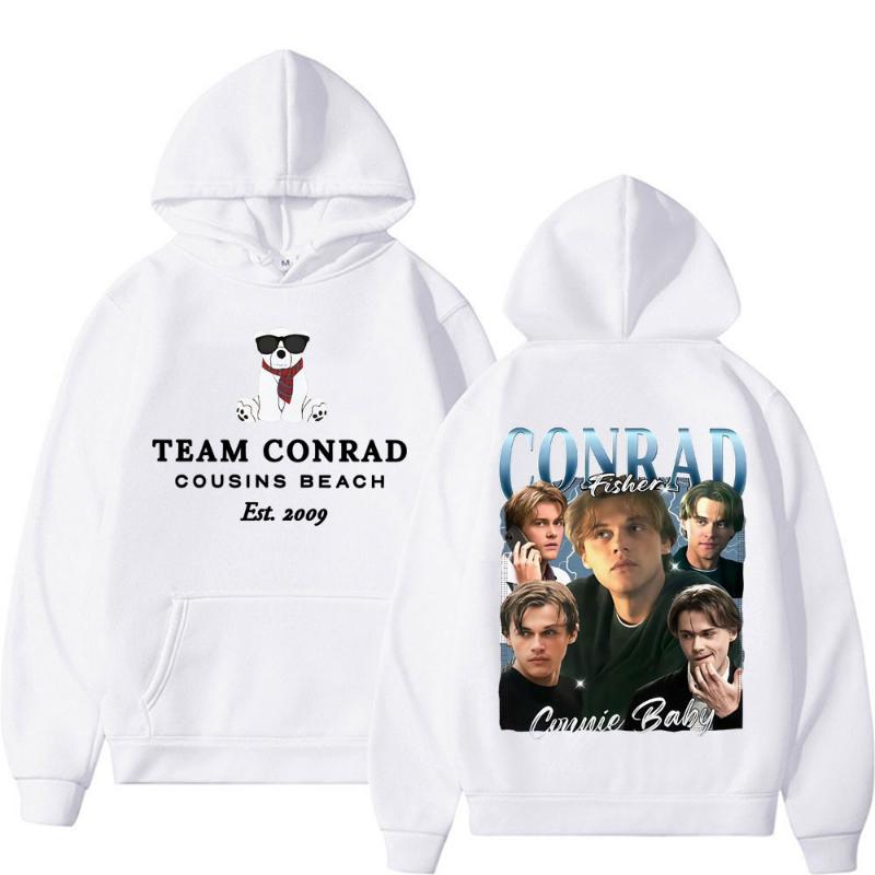 Team Conrad Cousins Beach Merch Hoodies Conrad Fisher Movie Y2k Sweatshirts Men Women Harajuku High Quality Oversized Pullovers