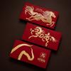 New Year Red Envelope Pack With Gold Foil For Spring Festival Gift Giving