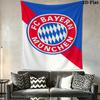 FC Bayern Munich Wall Tapestry Aesthetic Wall Hanging Printed Fabric Blanket Decorative Tapestries for Bedroom Living Room Home Decor