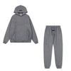 FEAR OF GOD ESSENTIALS Flocked Letter Hoodie Men Women Loose Fleece Sweatshirt Casual Streetwear
