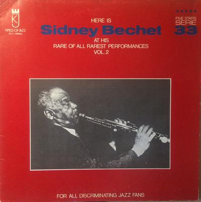 LP Record SIDNEY BECHET - Here Is Sidney Bechet At His Rare O KLJ20003 Kings Of Jazz 1975 Italy Jazz Used