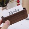 Supplies Desktop Storage Wooden Business Card Holders Cards Stander Cards Holder Card Organizer
