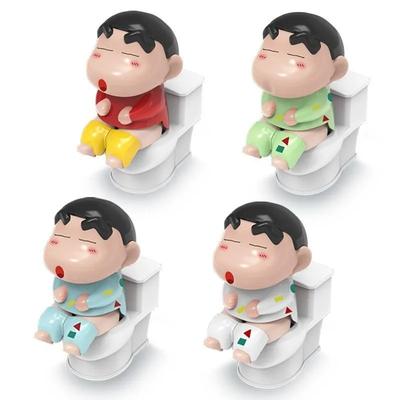 Novelty Squirt Spray Mini Toilet Prank Toy Funny Stress Relief Ornament Cute Desktop Decor Party Gag Gift