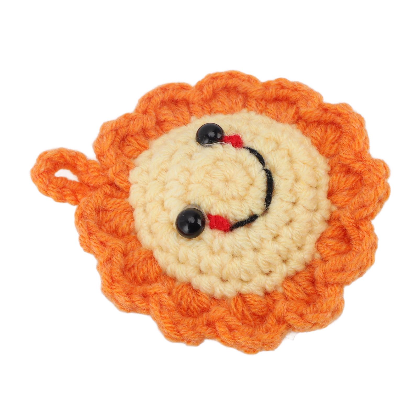

Positive Sun Crochet Doll Cute Adorable Soft Comfortable Portable Knitted Toy with Card