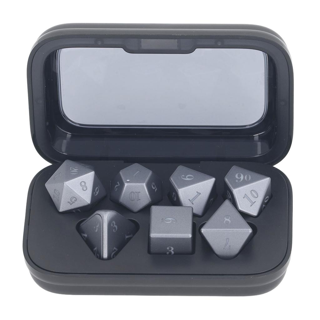 7 Pcs LED Dice Set Red Blue Yellow Green Glowing Electronic Light Up Dice for Party KTV Bar