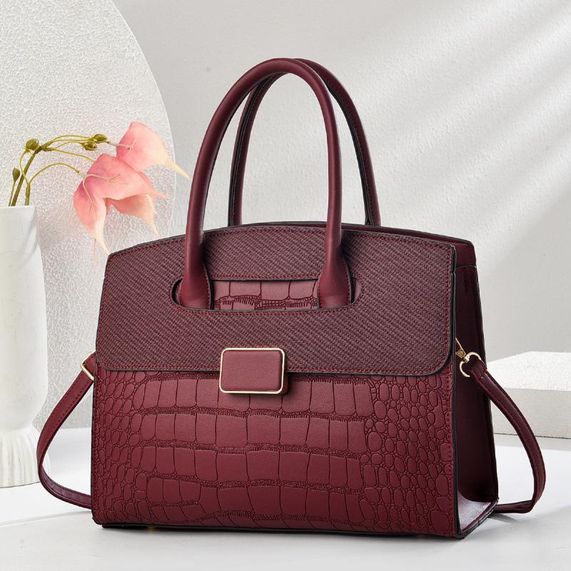 Handbag bag new briefcase large capacity commuting high sense casual fashion