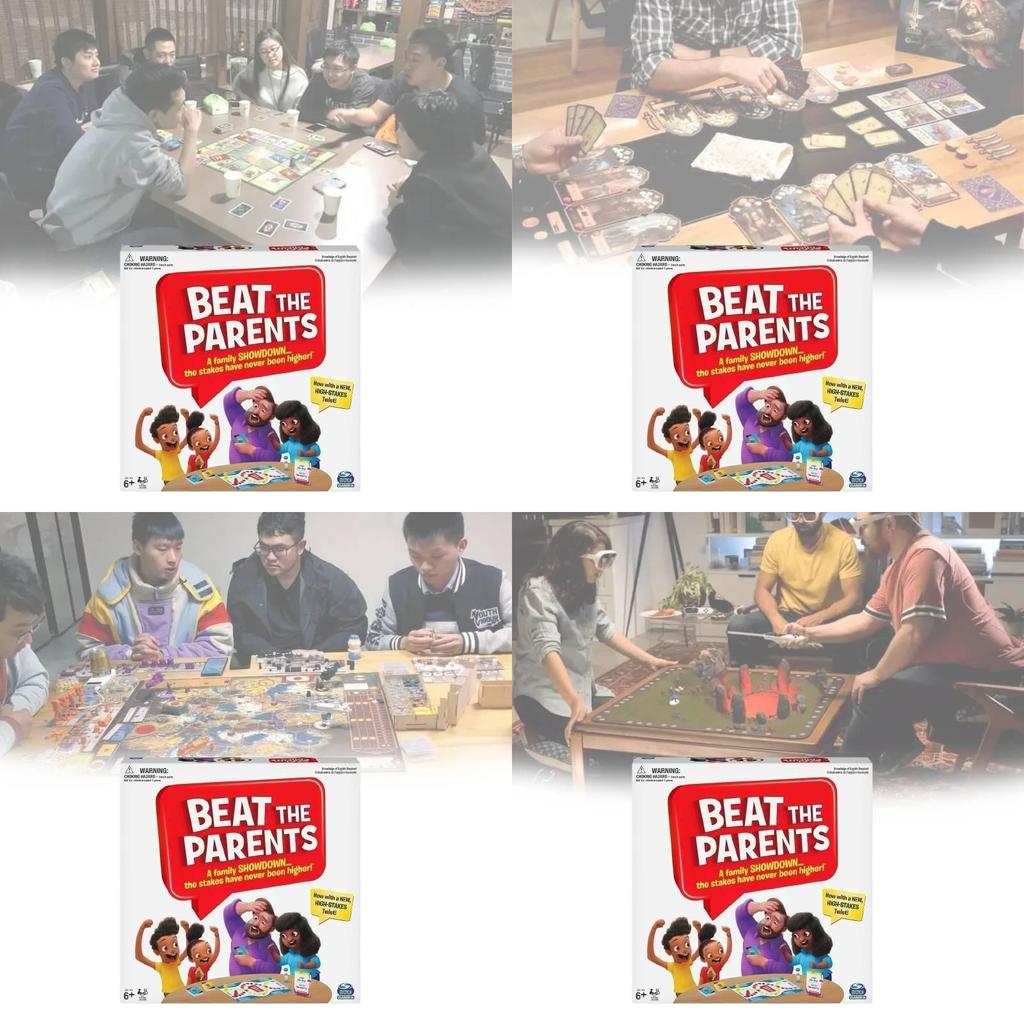 Fesselndes Spin Master Brettspiel Schlage deine Eltern Nur ein lustiges Kartenspiel-Erlebnis