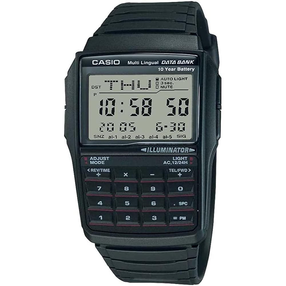 [Casio] CASIO Data Bank Digital Men s Watch DBC-32-1A, Original Box Included, International Model, Black [Parallel Import]