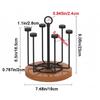 Non-Slip Upside Down Cup Holder Large Capacity Glass Cup Storage Rack Mug Storage Rack  Home