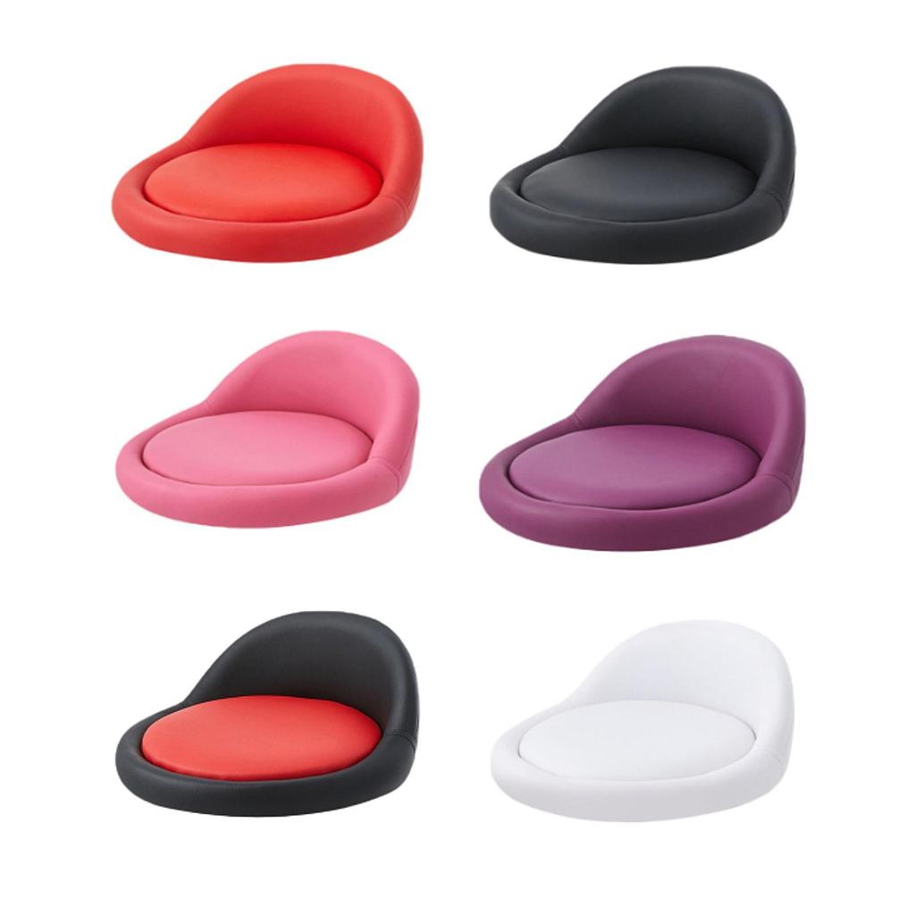 Round Kitchen Stool with Low Backrest And Easy Clean Feature